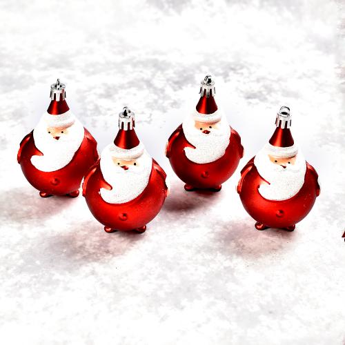 Ялинкові іграшки "Santa" 7см 4шт/наб Stenson M47957 фото 2