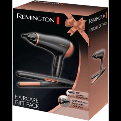 Картинка  Подарунковий набір фен + випрямляч Remington  HAIRCARE GIFTPACK (D3012GP) от магазина cd-market фото 4