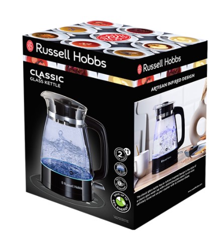 Картинка  Чайник Russell Hobbs  Hourglass (26080-70) от магазина cd-market фото 3