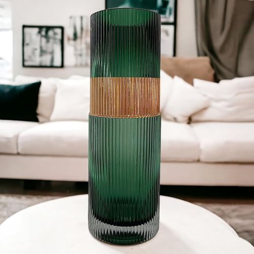 Ваза скляна "Candle" 10*30см Stenson R95319 фото 3