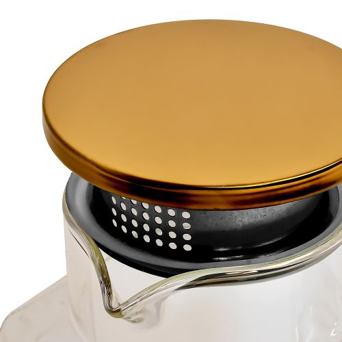 Графін скляний з кришкою 1.6л Stenson R93585 фото 4