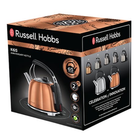 Картинка  Чайник Russell Hobbs  K65 Anniversary Copper (25861-70) от магазина cd-market фото 5
