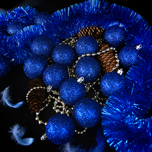 Ялинкові кульки 5см "Блискітки" 150шт/уп Stenson 9192B-5 фото 2