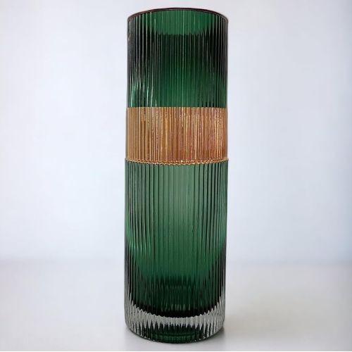 Ваза скляна "Candle" 10*30см Stenson R95319 фото 2