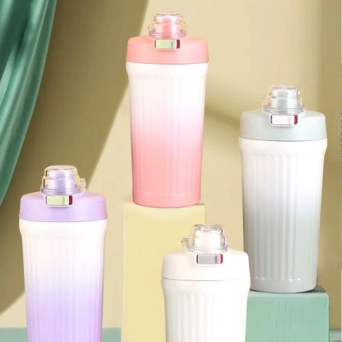 Термокухоль з трубочкою 750мл Stenson MT-5355 фото 6