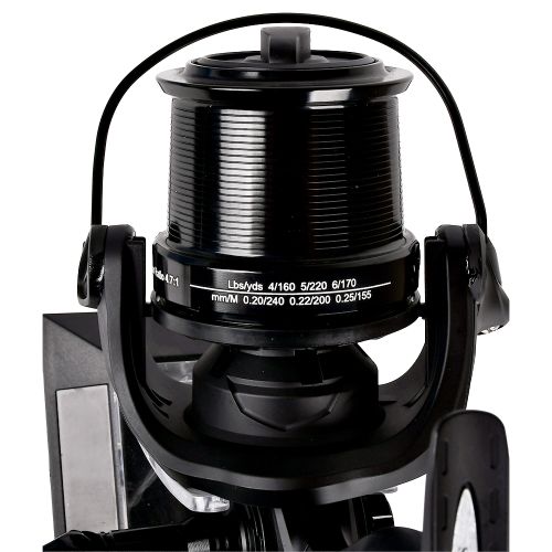 Котушка карпова з бейтранером "Stark X" 6000 6+1bb 4.7:1 метал. шпуля Stenson SF24342-6 фото 4