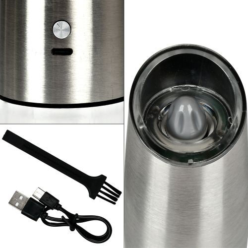 Перцемолка електрична USB 500mAh 20см Stenson R98062 фото 2