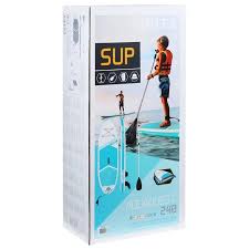 Надувна дошка для серфінгу (SUP-борд) Aqua Quest 240 Intex 68241 (13*76*240 см., весло, ліш, насос, сумка, до 120 кг.) фото 10