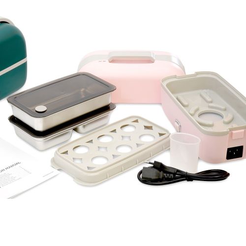 Ланч-бокс електричний з підігрівом 25*13см Stenson R98044 фото 3