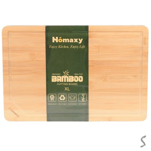 Дошка обробна бамбук "Nomaxy" 45*30см Stenson R38440-XL фото 2