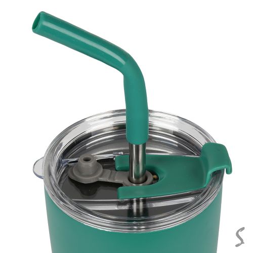 Термокухоль з трубочкою 590мл Stenson MT-6230 фото 2