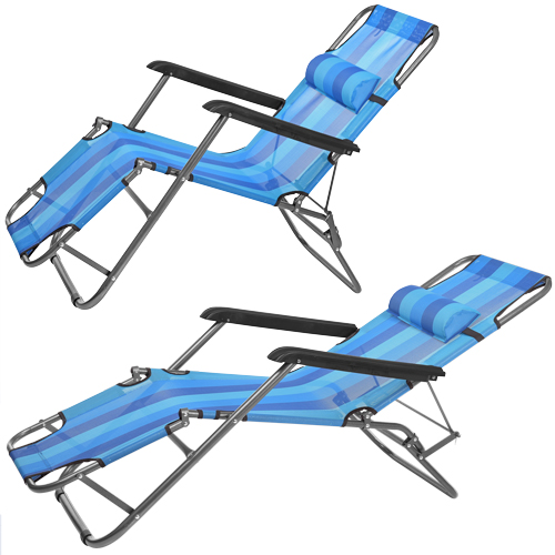 Крісло-шезлонг-розкладачка Stenson MH-3913 (60*83*120 см., навантаження: до 120 кг., для пляжу, відпочинку) фото 2