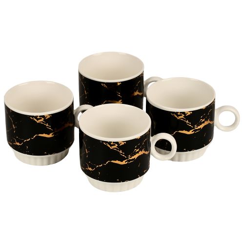 Чашки на підставці "Marble" 5пр/наб 250мл Stenson R32775 фото 2