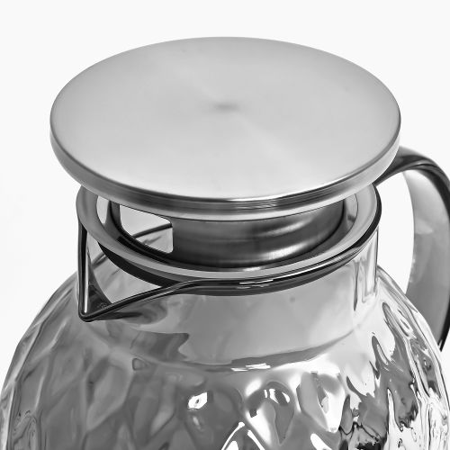 Графін скляний з кришкою 1.8л Stenson R92776 фото 3