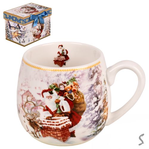 Чашка новорічна "Time for gifts" 420мл Stenson R36239