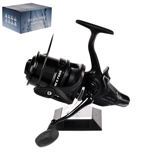 Котушка карпова з бейтранером "Stark X" 7000 6+1bb 4.7:1 метал. шпуля Stenson SF24342-7