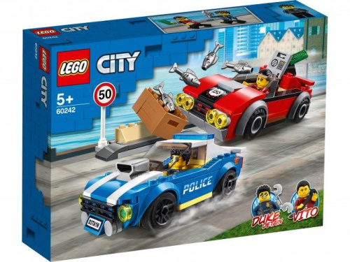 Картинка  Конструктор LEGO City Поліцейський арешт на автостраді (60242) от магазина cd-market