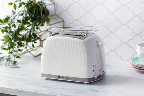 Картинка  Тостер Russell Hobbs  Honeycomb White (26060-56) от магазина cd-market фото 11