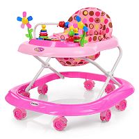 Ходунки дитячі Bambi M 3619 (54*57*67 см., колеса: 8 шт.*6 см., стопори: 2 шт., регулювання висоти, музика, ігрова панель, світло)