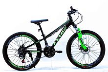 Велосипед двоколісний спортивний Corso FX-24819 «Fenix» (колеса Ø24"/гума, рама: 11"/алюміній, швидкостей: 21, обладнання SunRun)