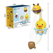 Гра для ванни G 416-1 "Каченятко", на батарейках, лійка, автоматичний принцип роботи, в коробці