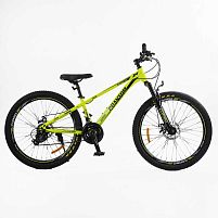 Велосипед двоколісний спортивний Corso PH-26529 «Phantom» (колеса Ø26"/гума, рама: 13"/сталь, швидкостей: 21, обладнання SunRun)