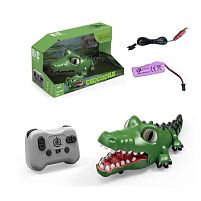 Крокодил на радіокеруванні YS 22 довжина 29 см, обертається, їздить вперед-назад, виляє хвостом, підіймає щелепу, акумулятор 3.7 V, пульт керуван