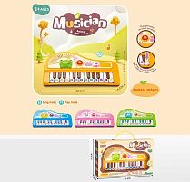 Піаніно S 680-127 підсвічування, 22 клавіші, ноти, мелодії, 2 режими роботи, в коробці, ВИДАЄТЬСЯ ТІЛЬКИ МІКС ВИДІВ