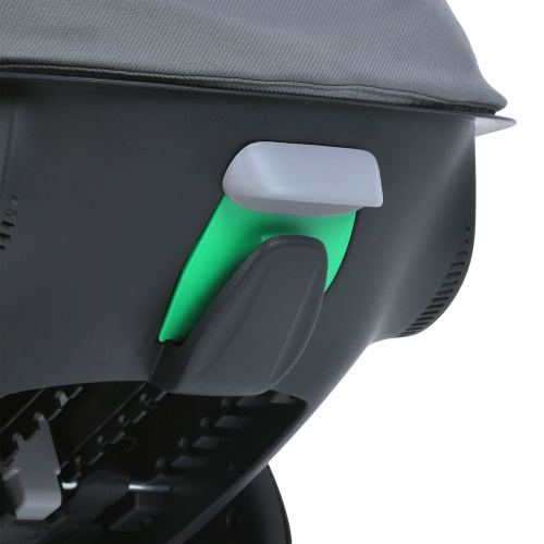 Автокрісло El Camino i-FLOW ME 1198 Gray (встановлення проти ходу руху, зріст дитини: 40-87 см, 3 точки кріплення, ремень безпеки, вік 0+) фото 6