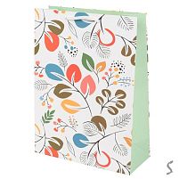Пакет подарунковий паперовий L "Herbal" 24*32*10см Stenson GL-012LAM-L