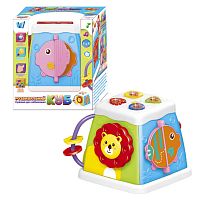 Музичний мультибокс 38955 "WToys", ОЗВУЧУВАННЯ УКРАЇНСЬКОЮ МОВОЮ, пісеньки, казки, назви тварин, цікаві історії, підсвічування, пальчикові ігри