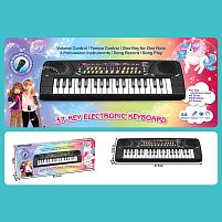 Синтезатор XT 215 A1 37 клавіш, мікрофон, регулювання гучності, мелодії, барабани, запис та відтворення звуків, від батарейок, регулювання темп