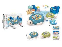 Риболовля 7731 B 2 кольори, “Черепашка”, мелодія, магнітні рибки, в коробці