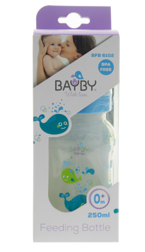Картинка  Бутылочка для кормления Bayby BFB6102 250ml 0м+ синий от магазина cd-market фото 6