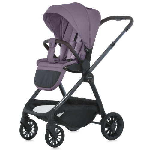 Коляска дитяча прогулянкова El Camino ME 1183 RIVIERA Grape Pink (універсальна, 2в1) фото 3