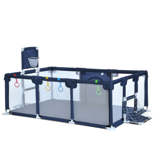 Намет-манеж Bambi MR 1338-BL (63/104*132*230 см, тканина: Oxford 150D, баскетбольне кільце Ø20 см, 4 ручки, вхід із застібкою-блискавкою, поліестер) фото 3