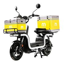 Картинка  Електроскутер Aima U1Si White (колеса: Ø10", акб: 60V/45Ah/Li-ion/з'ємна, мотор: 1200W, пробіг на одному заряді до 120 км, до 48 км/год, білий) магазин cd-market