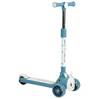 Самокат триколісний Skyper LT-81476-01 (колеса: передні Ø4.92"/заднє Ø3.15"/PU, рама: пластик/складна, підсвітка, до 25 кг)