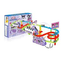 Трек 2019 A на батарейках, автоматичний підйомник, підсвітка, музика, герої, в коробці