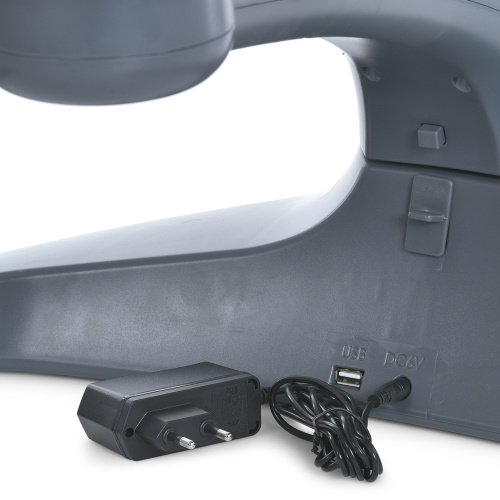 Крісло-шезлонг для немовлят з електро-заколисуванням El Camino ME 1077 HUGS Gray (механізм гойдання: поворотний) фото 4