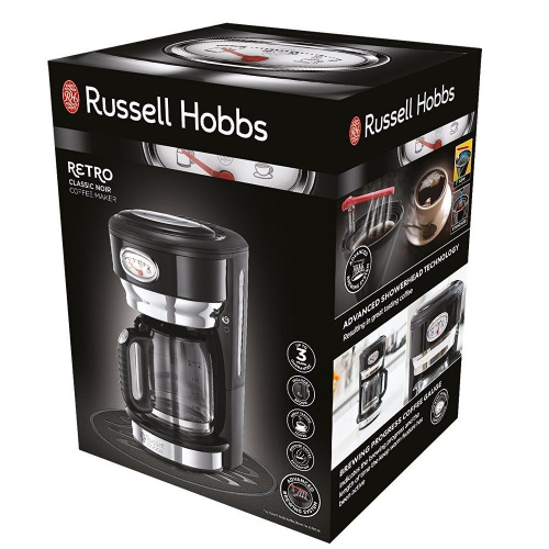 Картинка  Кофеварка Russell Hobbs  Retro Classic Noir (21701-56) от магазина cd-market фото 7