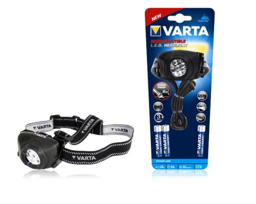 Картинка  Фонарь VARTA Indestructible Head Light LED x5 3AAA (17730101421) от магазина cd-market