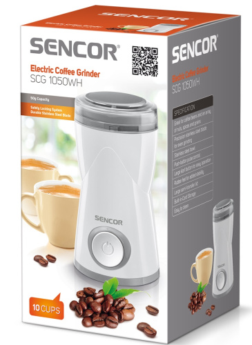 Картинка  Кофемолка электрическая Sencor  (SCG1050WH) от магазина cd-market фото 2