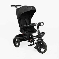 Велосипед дитячий триколісний Toti 8135-5 (колеса: переднє Ø10"/задні: Ø8"/PU, рама: сталь/складна, батьківська ручка, навіс, музична фара, до 25 кг)
