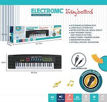 Синтезатор Q 388 44 кнопки, мікрофон, запис звуку, звукові ефекти, MP3, у коробці