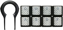 Картинка  HyperX FPS MOBA Gaming Keycaps Upgrade Kit (Titanium) (HXS-KBKC2) магазин cd-market