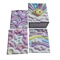 Пакет подарунковий паперовий S "Wonderful world 3D" 18*23*10см Stenson R98358-S