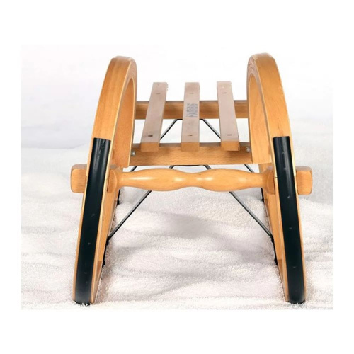 Санки дитячі Bambi JSXQ-21F (36,5*39*101,5 см, пласкі полози із пластиковими накладками, сидіння дерево, спинка ↑15,5 см, до 30 кг) фото 3