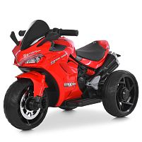 Електромотоцикл дитячий триколісний Bambi Racer M 6266EL-3 (колеса: EVA, акк. 12V/4,5Ah, мотор: 2*12V/25W, до 5 км/г, до 30 кг)