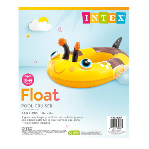 Плотик дитячий надувний для плавання Intex 59380 (58-114*107-132 см, 7 кольорів, вік 3+, до 27 кг) фото 15